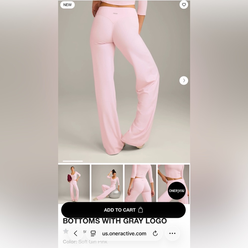 Oner Active Straight Leg Bottoms